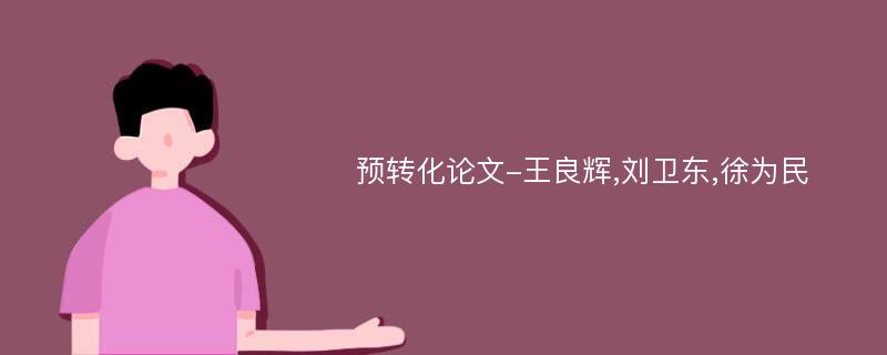 预转化论文-王良辉,刘卫东,徐为民