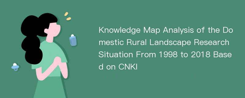 Knowledge Map Analysis of the Domestic Rural Landscape Research Situation From 1998 to 2018 Based on CNKI