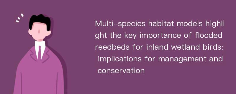 Multi-species habitat models highlight the key importance of flooded reedbeds for inland wetland birds: implications for management and conservation